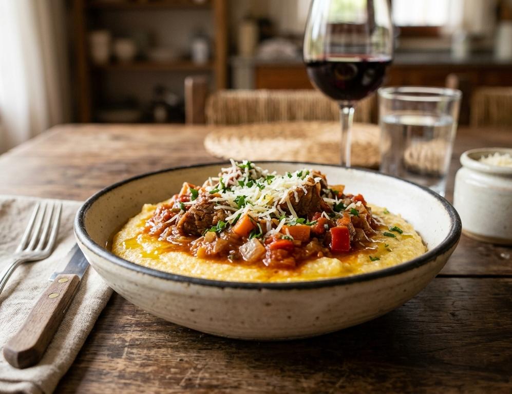 Polenta con tuco