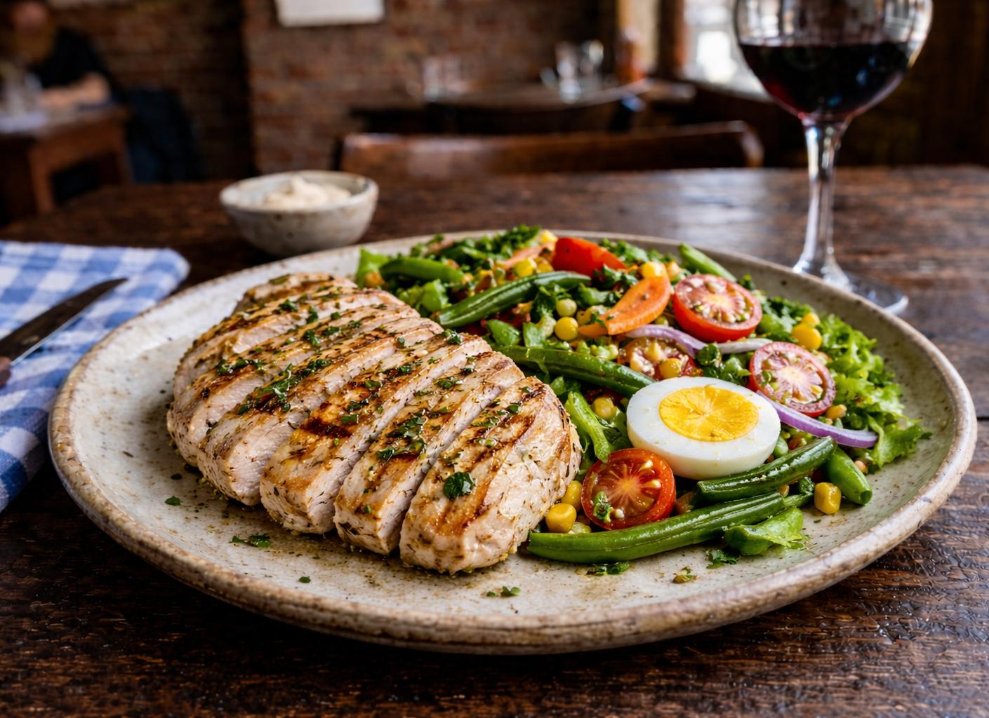 Pollo grillado