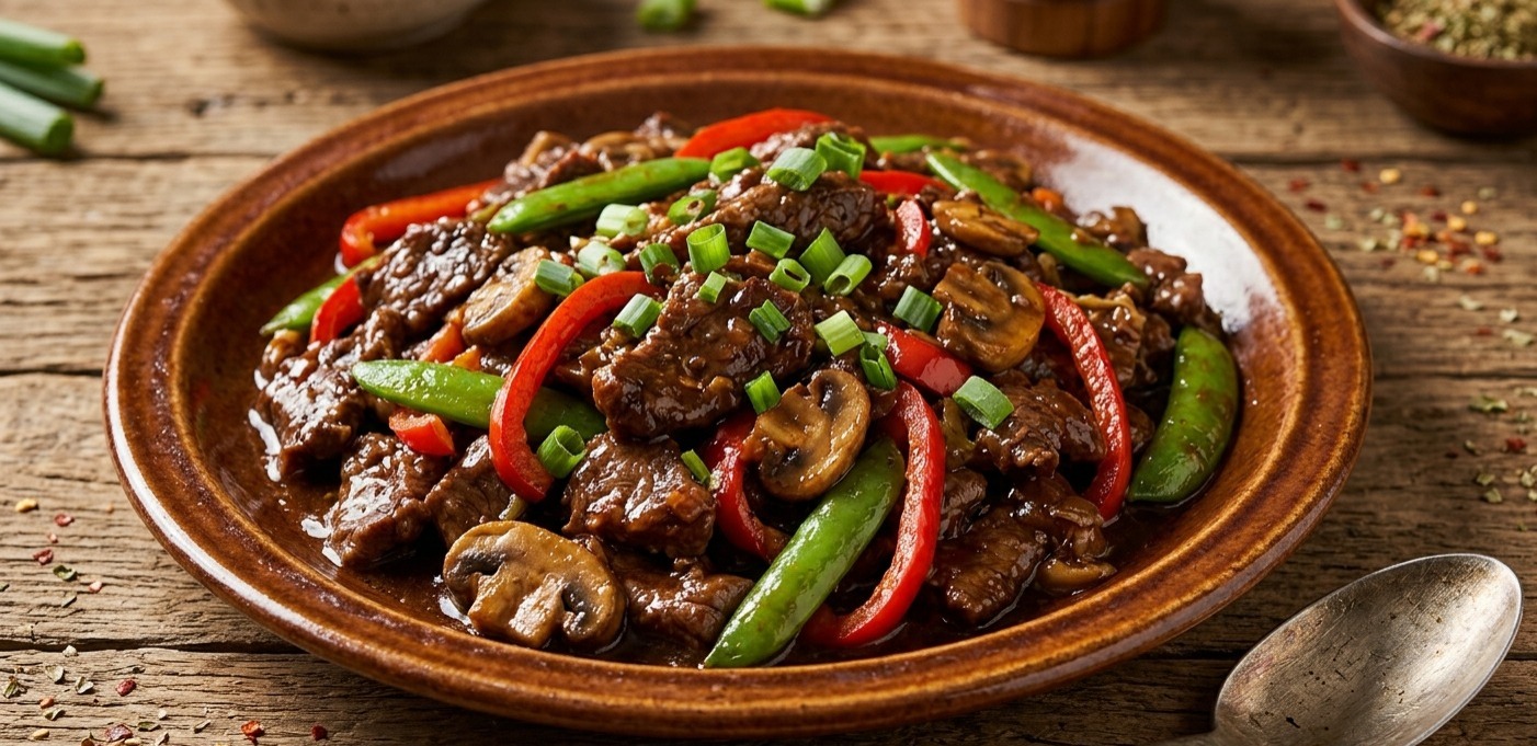 Salteado de carne magra